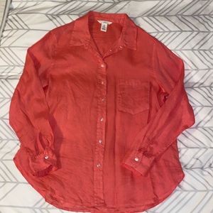 H&M linen shirt, size medium